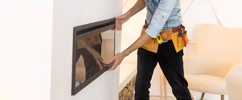 Metal Fireplace Installation in River Falls, Wisconsin