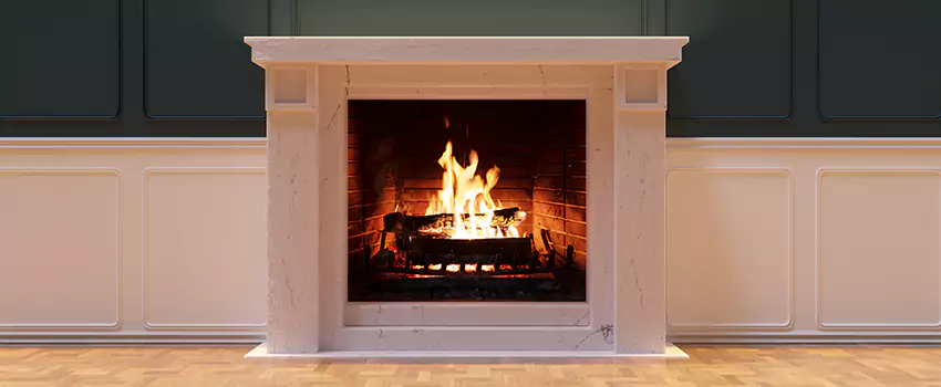 Open Flame Wood-Burning Fireplace Installation Services in River Falls, Wisconsin