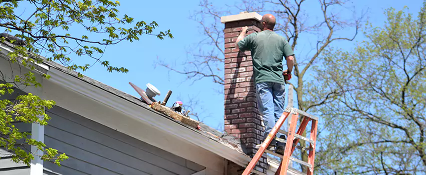 Vinyl and PVC Chimney Flashing Installation in River Falls, WI