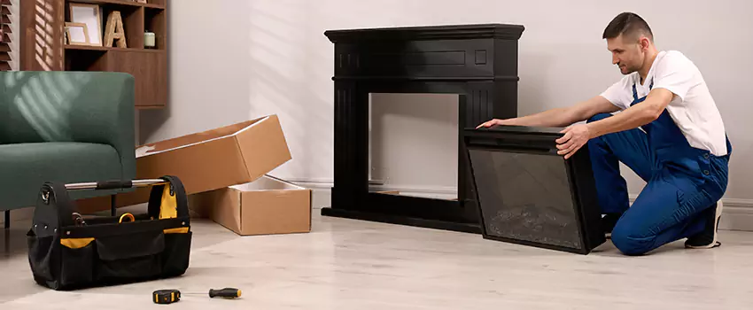 Old Rusted Metal Fireplace Repair And Replacement in River Falls, WI
