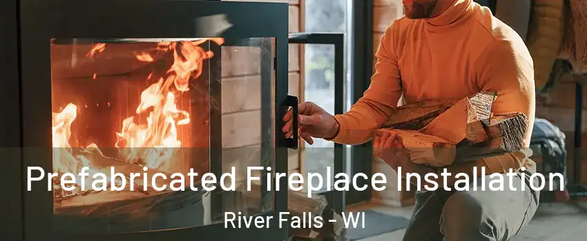  Prefabricated Fireplace Installation River Falls - WI